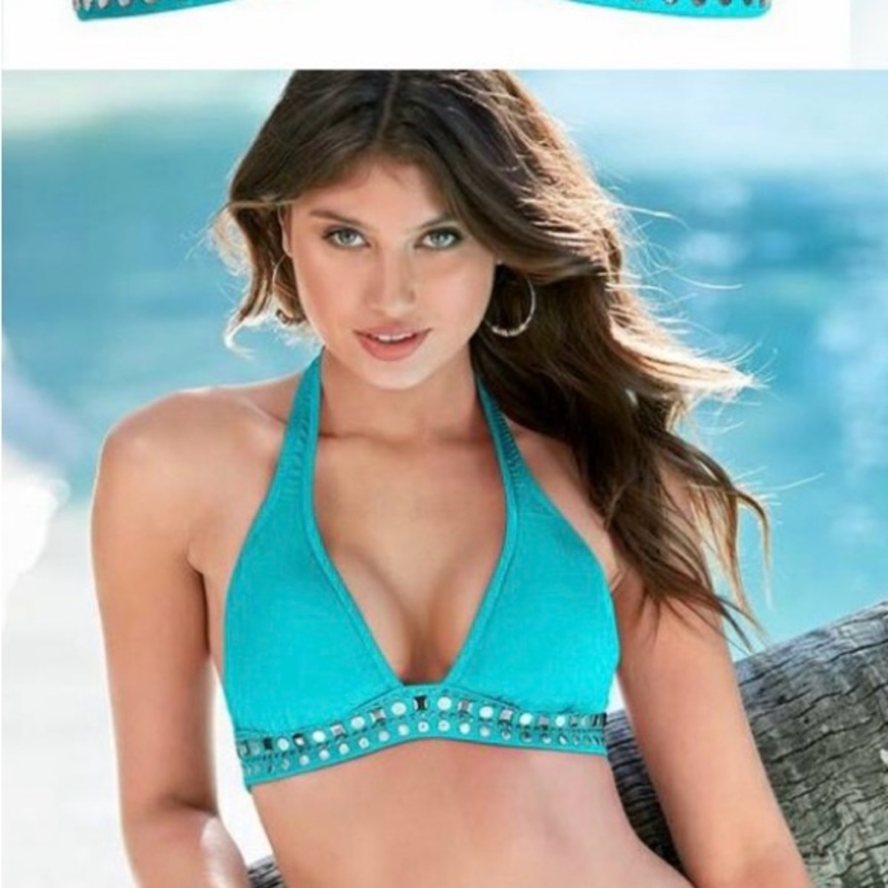 VENUS Blue Halter Bikini